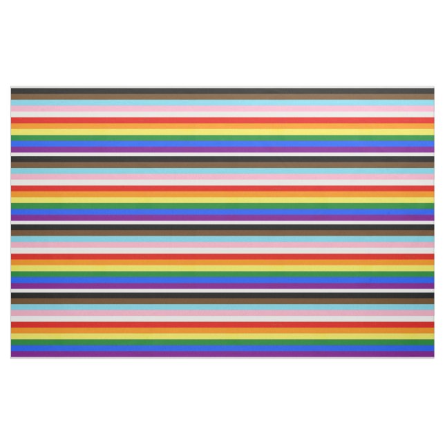 SlipperyJoe's Eleven Stripe Pride Flag blends Phil Fabric (Yard)