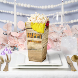 SlipperyJoe's festive Happy Thanksgiving scene bri Favour Box