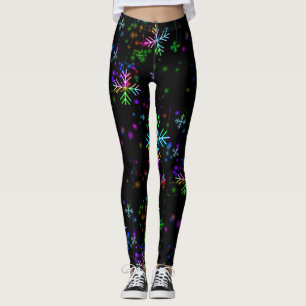 SlipperyJoe's festive lively Christmas atmosphere Leggings