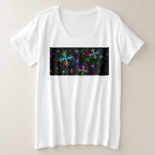 SlipperyJoe's festive lively Christmas atmosphere  Plus Size T-Shirt