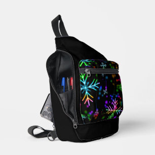 SlipperyJoe's festive lively Christmas atmosphere Sling Bag