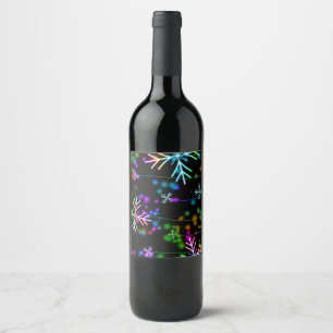 SlipperyJoe's festive lively Christmas atmosphere Wine Label