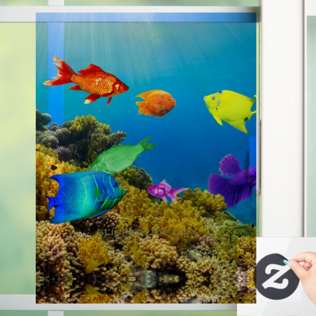 SlipperyJoe's Fish Pride tropical green blue purpl (Home)