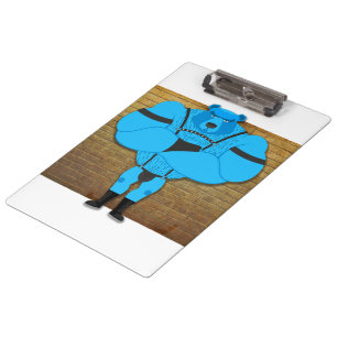 SlipperyJoe's gay muscle bear cartoon thong leathe Clipboard