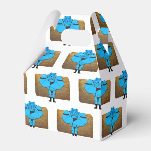 SlipperyJoe's gay muscle bear cartoon thong leathe Favour Box