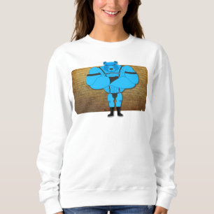 SlipperyJoe's gay muscle bear cartoon thong leathe Sweatshirt