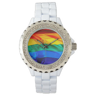 SlipperyJoe's gay pride flag waving pride colours  Watch