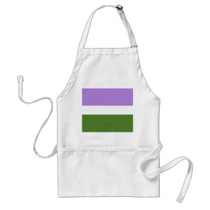 SlipperyJoe's genderqueer pride flag colours non-b Standard Apron