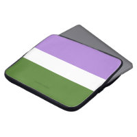 SlipperyJoe's genderqueer pride flag lavender blen