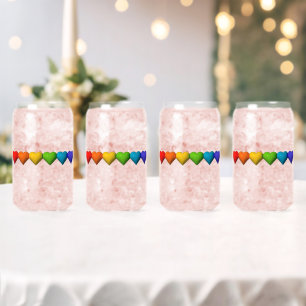 SlipperyJoe's glossy 3D heart shapes glyphs create Can Glass