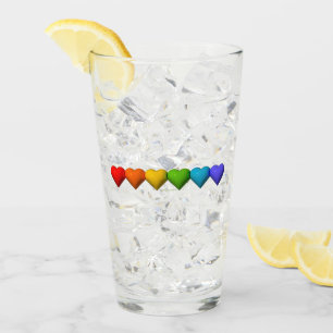 SlipperyJoe's glossy 3D heart shapes glyphs create Glass