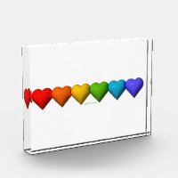 SlipperyJoe's glossy 3D heart shapes glyphs create