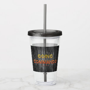 SlipperyJoe's going commando dive-bar energy grit  Acrylic Tumbler