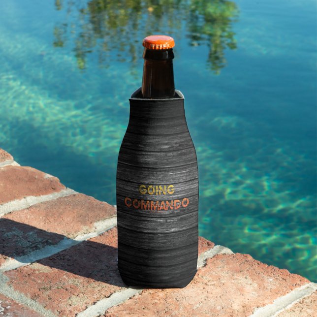 SlipperyJoe's going commando dive-bar energy grit  Bottle Cooler (In Situ Pool)