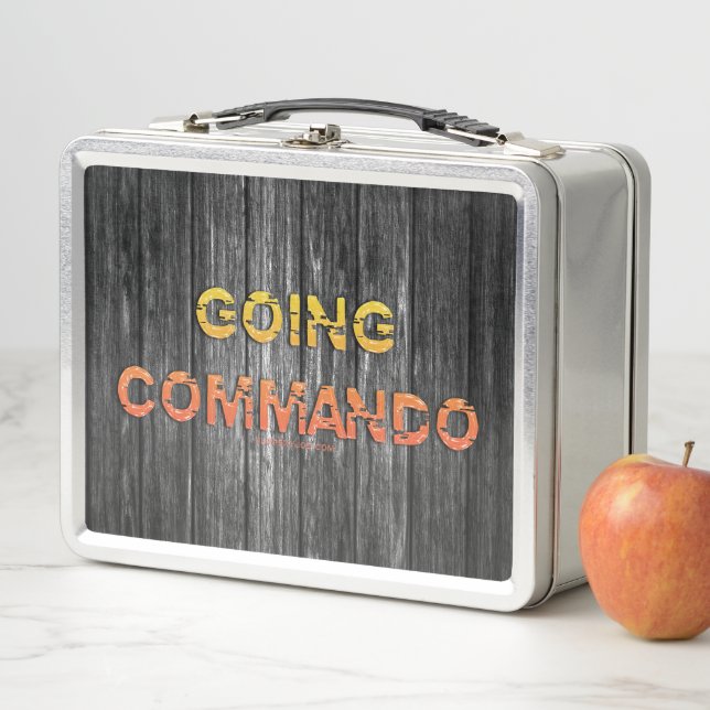 SlipperyJoe's going commando dive-bar energy grit  Metal Lunch Box (In Situ)