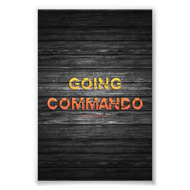 SlipperyJoe's going commando dive-bar energy grit  Photo Print (Front)