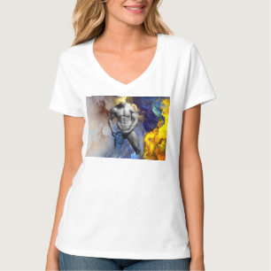SlipperyJoe's grayscale muscular man physique yell T-Shirt