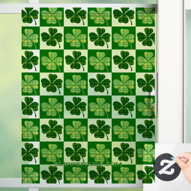 SlipperyJoe's green four-leaf clovers Saint Patric (Home)