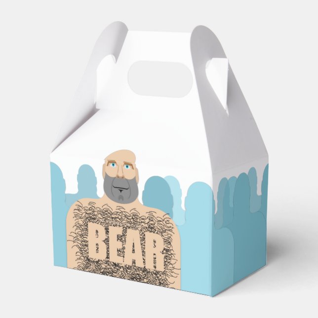 SlipperyJoe's hairy body bear body man unshaven ca Favour Box (Back Side)