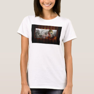SlipperyJoe's Halloween creepy man doll surreal ca T-Shirt