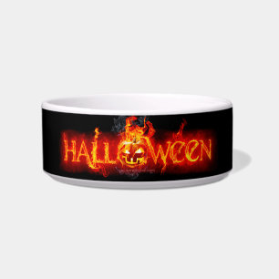 SlipperyJoe's Halloween massive fiery lettering ca Bowl