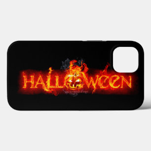 SlipperyJoe's Halloween massive fiery lettering ca iPhone 13 Case