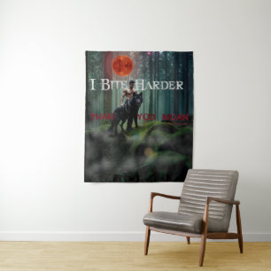 SlipperyJoe's Halloween shirtless muscular man bit Tapestry