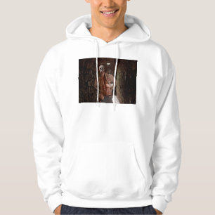 SlipperyJoe's Halloween transparent ghost-like man Hoodie