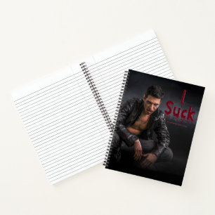 SlipperyJoe's Halloween vampire fangs suck Dracula Notebook