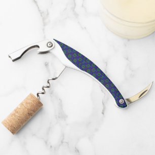 SlipperyJoe's Hanukkah green rows Stars of David c Corkscrew