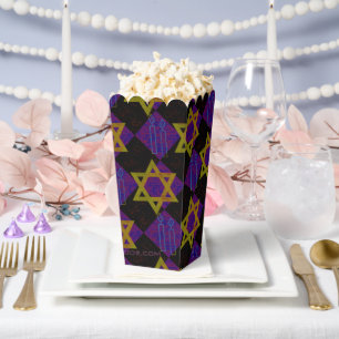 SlipperyJoe's Hanukkah-themed image golden yellow Favour Box