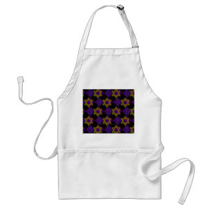 SlipperyJoe's Hanukkah-themed image golden yellow Standard Apron