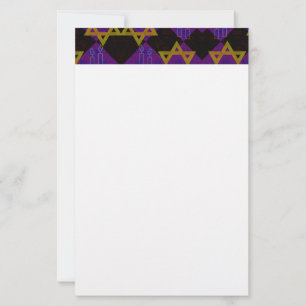 SlipperyJoe's Hanukkah-themed image golden yellow  Stationery