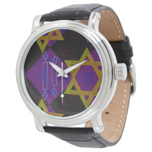 SlipperyJoe's Hanukkah-themed image golden yellow Watch