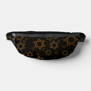 SlipperyJoe's Hanukkah-themed Star David artistic  Bum Bags