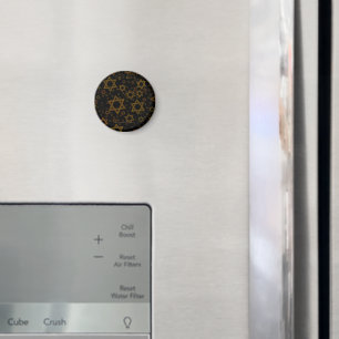 SlipperyJoe's Hanukkah-themed Star David artistic  Magnet