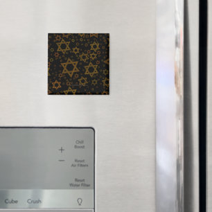 SlipperyJoe's Hanukkah-themed Star David artistic  Magnet