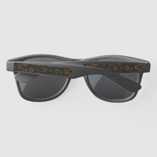 SlipperyJoe's Hanukkah-themed Star David artistic  Sunglasses