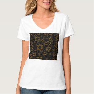 SlipperyJoe's Hanukkah-themed Star David artistic T-Shirt