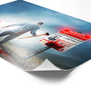 SlipperyJoe's happy Halloween glowing eyes zombies Photo Print