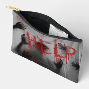 SlipperyJoe's Happy Halloween LGBTQIA sheet chilli Accessory Pouch