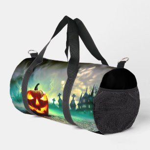 SlipperyJoe's Happy Halloween pumpkin LGBTQIA scar Duffle Bag