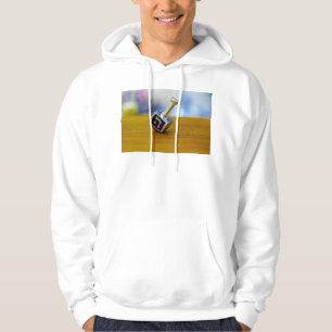 SlipperyJoe's Happy Hanukkah four-sided spinning t Hoodie