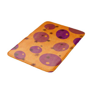SlipperyJoe's Happy Hanukkah Jewish Hebrew jelly-f Bath Mat