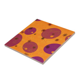 SlipperyJoe's Happy Hanukkah Jewish Hebrew jelly-f Tile