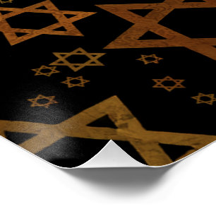 SlipperyJoe's Happy Hanukkah multiple Stars of Dav Poster