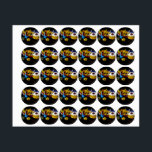 SlipperyJoe's Happy Hanukkah Star of David coin me<br><div class="desc">SlipperyJoe's Happy Hanukkah Star of David coin menorah colourful candles Celebration Jewish sufganiyah treat Hebrew Chanukah dreidels traditional spinning tops gifts decorations Judaism religion artistic jelly-filled doughnut powdered sugar</div>