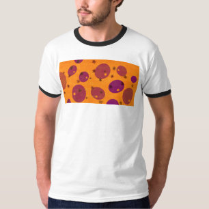 SlipperyJoe's Happy Hanukkah Star of David menorah T-Shirt