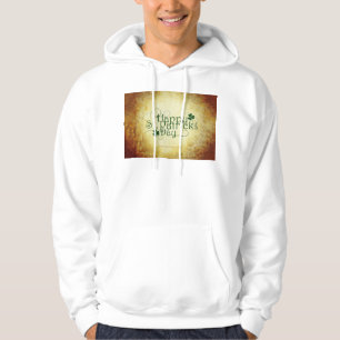 SlipperyJoe's Happy St. Patrick's Day three-leaf c Hoodie