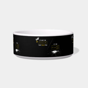 SlipperyJoe's high-contrast physics gag bold arrow Bowl